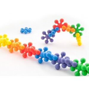 GWIAZDKI kolorowe klocki w skrzyneczce zestaw 250 szt.