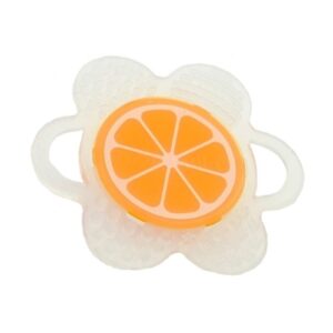 POMARAŃCZA kwiatek silikonowy gryzak