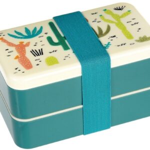 KAKTUSY śniadaniówka bento ze sztućcami adult