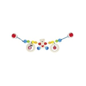 MIŚ drewniana zawieszka do wózka