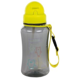 ABOUT FRIENDS bidon z zapasową słomką szary melanż