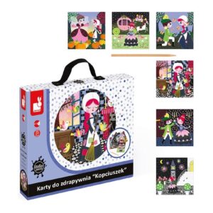 KOPCIUSZEK zestaw artystyczny zdrapywanka