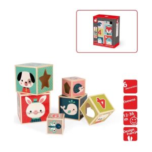 DREWNIANA PIRAMIDA wieża Baby Forest