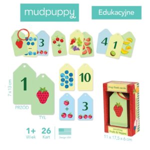 OWOCE I WARZYWA karty do nauki liczenia