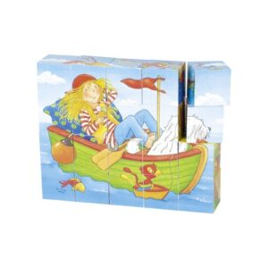 DREWNIANE KLOCKI sześcienne 20 el. Peggy Diggledey