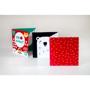 CO WIDZĘ? książeczka harmonijka kontrastowa 6m+