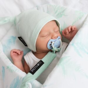 MIĘTOWA CZAPECZKA dla Maluszka 3-9 m