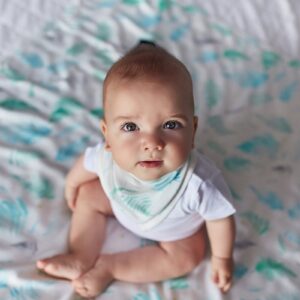 PAPROCIE miętowy śliniaczek bambusowy