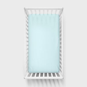 NIEBIESKIE PRZEŚCIERADŁO bawełniane 120x60 cm pastel