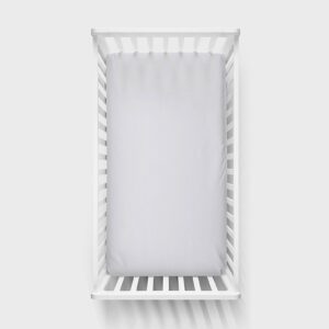 SZARE PRZEŚCIERADŁO bawełniane 140x70 cm pastel