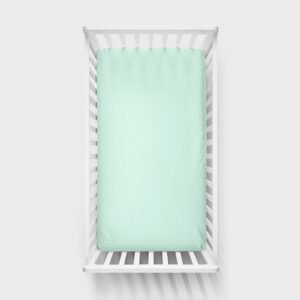 MIĘTOWE PRZEŚCIERADŁO bawełniane 140x70 cm pastel