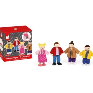 RODZINKA drewniane laleczki