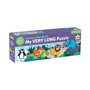 ZWIERZĘTA ŚWIATA tekturowe puzzle 30 el.