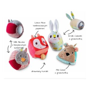 BAJKOWY LAS klocki sensorycze kształty 4 szt.