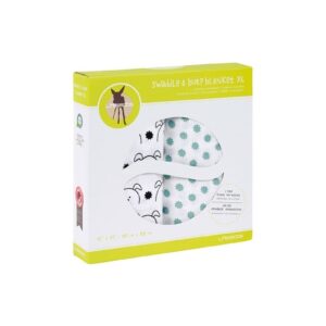 PIESEK muślinowy kocyk 120x120 cm 2 szt. Little Chums