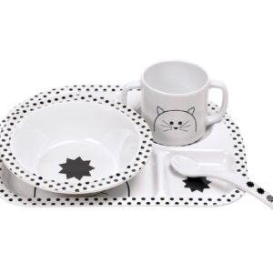 KOTEK zestaw naczyń z melaminy Little Chums