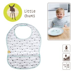 PIESEK śliniaczek wodoodporny Little Chums 6m+