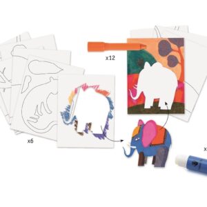 ZWIERZĄTKA zestaw artystyczny