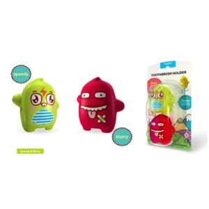 SPEEDY&BLURRY uchwyt na szczoteczkę do zębów 2 szt.