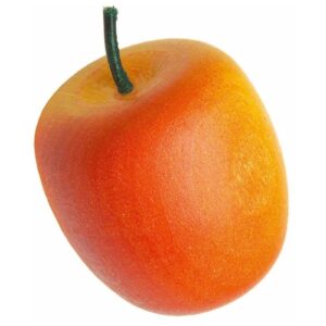 JABŁKO żółto-czerwone do zabawy w sklep