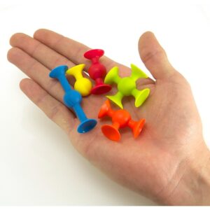 SQUIGZ MINI silikonowe przyssawki 75 el.