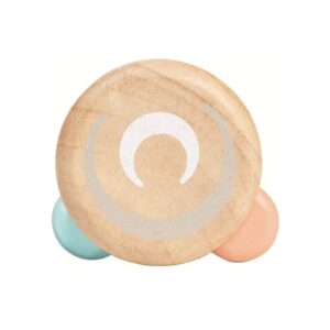 ROLLER drewniana pastelowa grzechotka