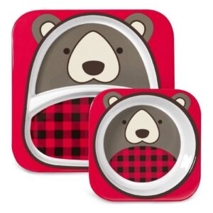 NIEDŹWIADEK zestaw jedzeniowy Zoo Winter