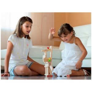 WIEŻA drewniana gra zręcznościowa