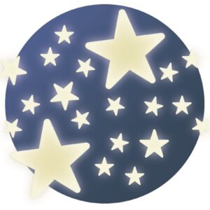 GWIAZDKI naklejki świecące w ciemności