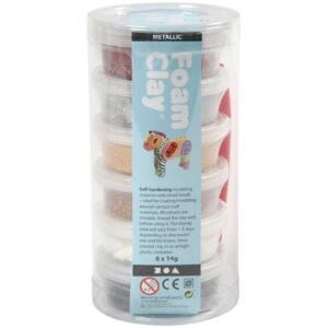 METALICZNA MASA modelarska w kubeczku 6x14g