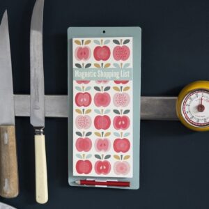 JABŁUSZKA magnetyczna lista zakupów Vintage