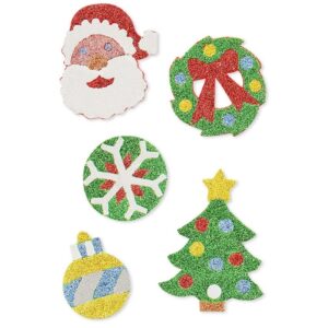 BOŻE NARODZENIE naklejki brokatowe