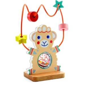 OWIECZKA drewniana grzechotka z pętlą motoryczną