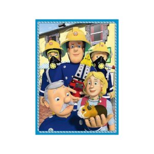 STRAŻAK SAM puzzle tekturowe 4w1