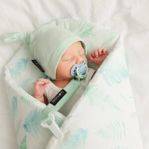 NIEBIESKA zawieszka do smoczka pastel