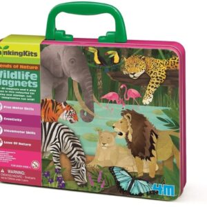 DZIKIE ZWIERZĘTA zestaw kreatywny z magnesami