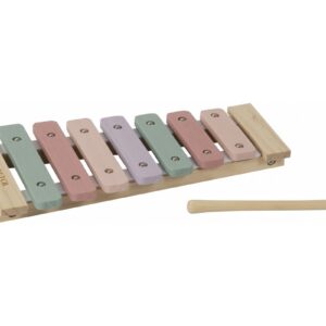 RÓŻOWE CYMBAŁKI drewniany instrument