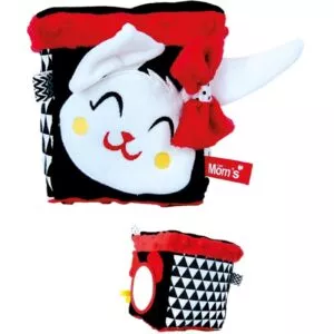 KOSTKA SENSORYCZNA z metkami i lusterkiem