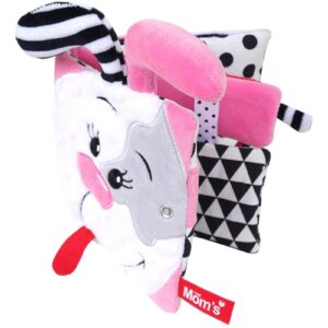 PINKY różowa książeczka materiałowa