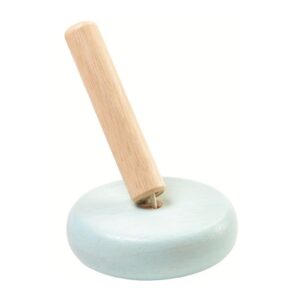 DREWNIANA PIRAMIDKA na paliku pastel