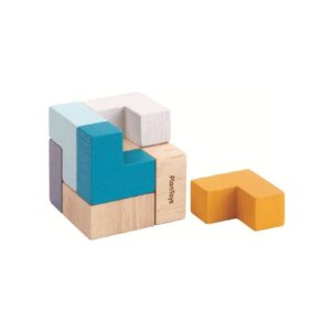 MINI SZEŚCIAN drewniana układanka