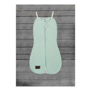 OTULACZ melanżowa mięta First Step z czapeczką