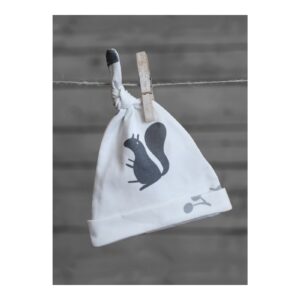 CZAPECZKA KRASNAL 2 szt. Wiewióry/Piórka 0-2 miesiące