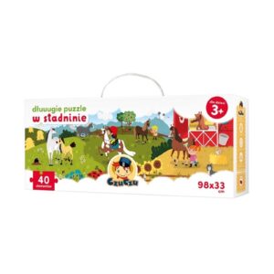 W STADNINIE puzzle tekturowe 40 el.