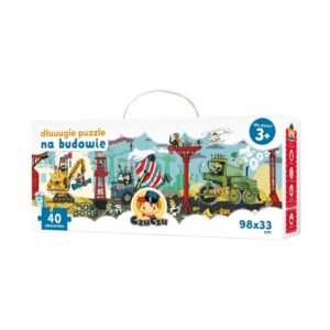 NA BUDOWIE puzzle tekturowe 40 el.