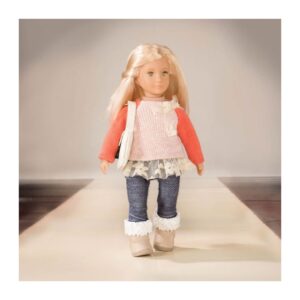 ZESTAW UBRANEK dla lalki 15 cm stylizacja z koronką Lovely Lace