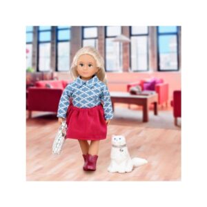 KAYDENCE I KIKI lalka z kotkiem blondynka 15 cm