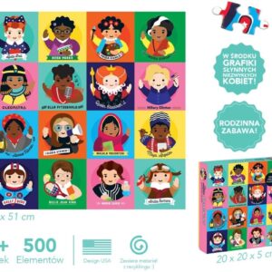 NIEZWYKŁE KOBIETY puzzle tekturowe 500 el.