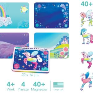 MAGICZNE JEDNOROŻCE magnetyczna układanka