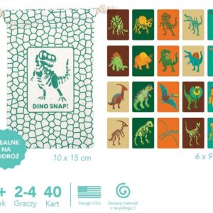 DINO KŁAP! gra karciana podróżna